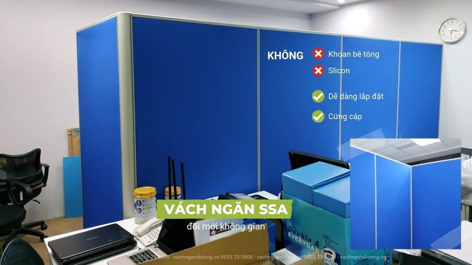 vách ngăn văn phòng